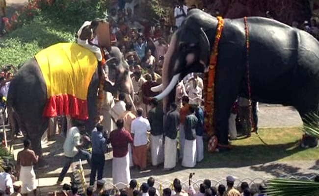  ആനകൾക്ക് കുറി തൊടീക്കുന്നതിന് ​വിലക്കേർപ്പെടുത്തി ഗുരുവായൂർ ക്ഷേത്രം