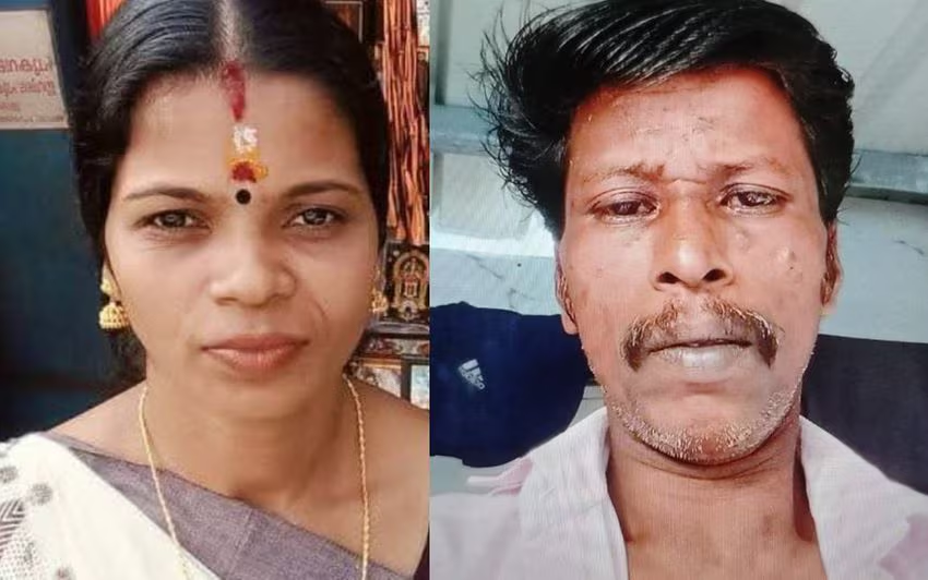  കുടുംബ കലഹം ;  കൊല്ലത്ത് ഭർത്താവ് ഭാര്യയെ കത്രിക കൊണ്ട് കുത്തി കൊന്നു 