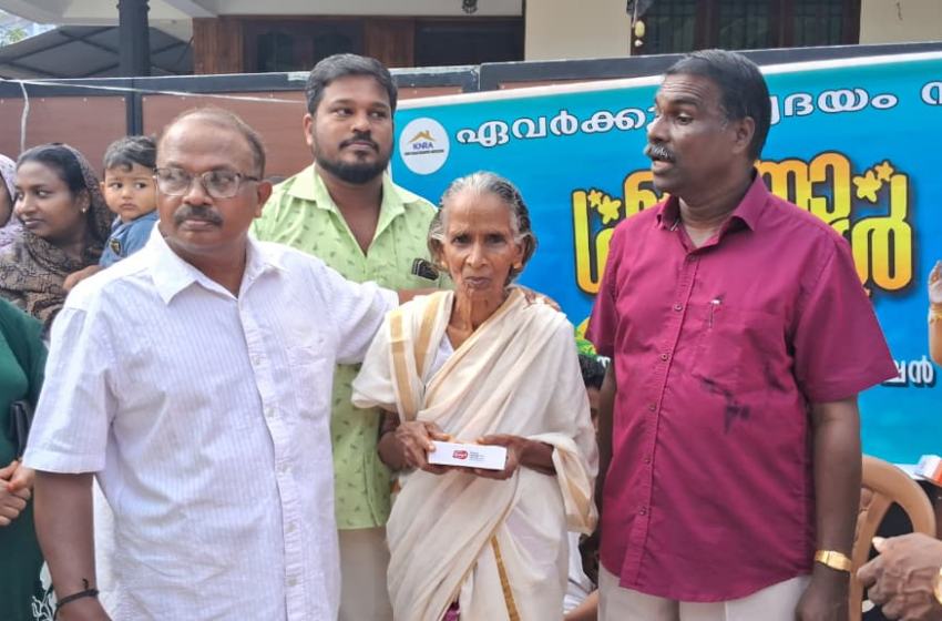 പാച്ചല്ലൂർ കുമിളി നഗർ ഓണകിറ്റ് വിതരണം ചെയ്തു