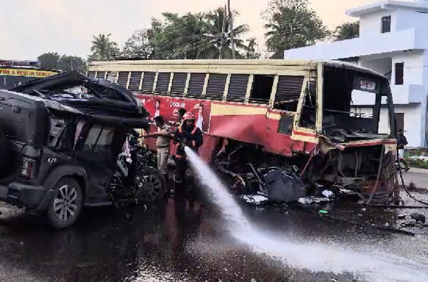 കൊല്ലം ഓച്ചിറ വലിയകുളങ്ങരയിൽ വാഹനാപകടത്തിൽ 3 മരണം