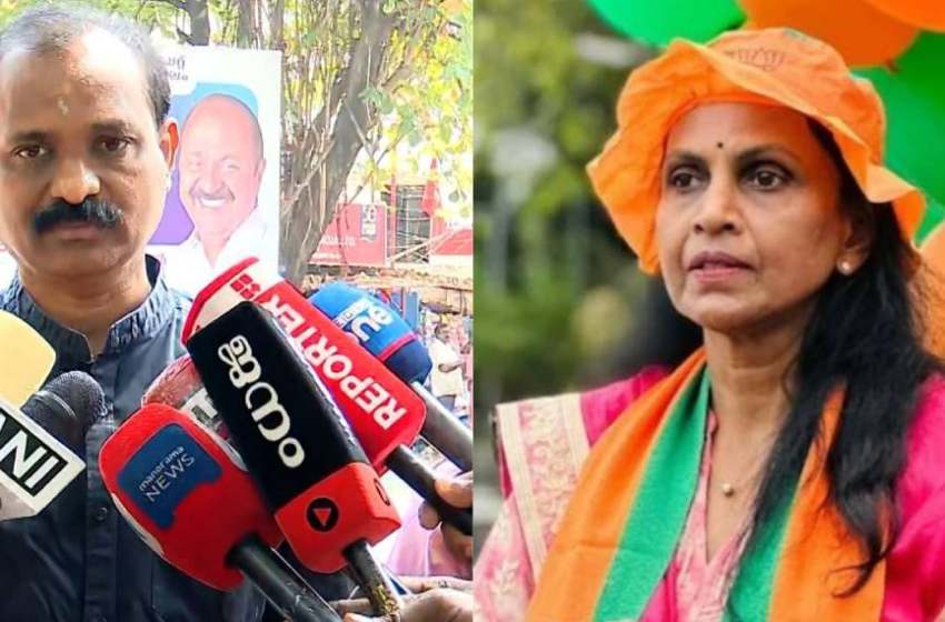  മേയർ പദവി: ശ്രീലേഖയുടെ അതൃപ്തി അറിയില്ലെന്ന് വി.വി. രാജേഷ്; ബിജെപിയിൽ പോര് മുറുകുന്നു