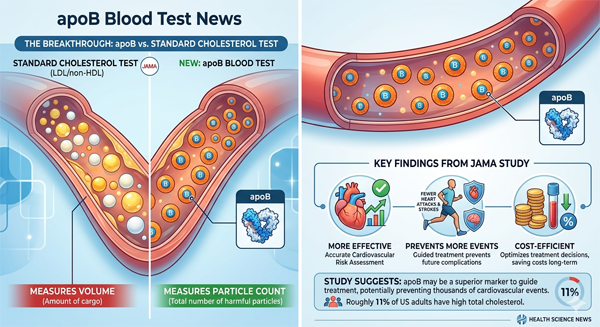 കൊളസ്ട്രോൾ പരിശോധനയിൽ വിപ്ലവകരമായ മാറ്റം; അപ്പോബി (apoB) ടെസ്റ്റ് കൂടുതൽ ഫലപ്രദമെന്ന് പഠനം