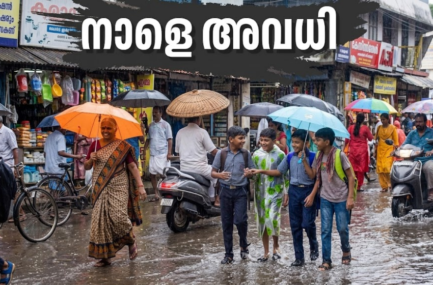  സംസ്ഥാനത്ത് അഞ്ച് ജില്ലകളിലെ വിദ്യാഭ്യാസ സ്ഥാപനങ്ങൾക്ക് ഓഗസ്റ്റ് 7-ന് അവധി പ്രഖ്യാപിച്ചു