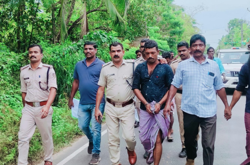  ഭാര്യയെ ശ്വാസംമുട്ടിച്ച് കൊന്ന് ചാക്കിൽ കെട്ടി താഴ്ത്തിയ കേസ്; പ്രതിയുമായി തിരൂർ പോലീസ് വിശദമായ തെളിവെടുപ്പ് നടത്തി