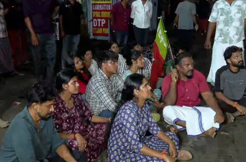  ചേരാനല്ലൂർ അപകടം: വിഐപി സ്വാധീനത്തിൽ കേസ് അട്ടിമറിക്കാൻ ശ്രമമെന്ന് ആരോപണം; സ്റ്റേഷൻ ഉപരോധിച്ചു